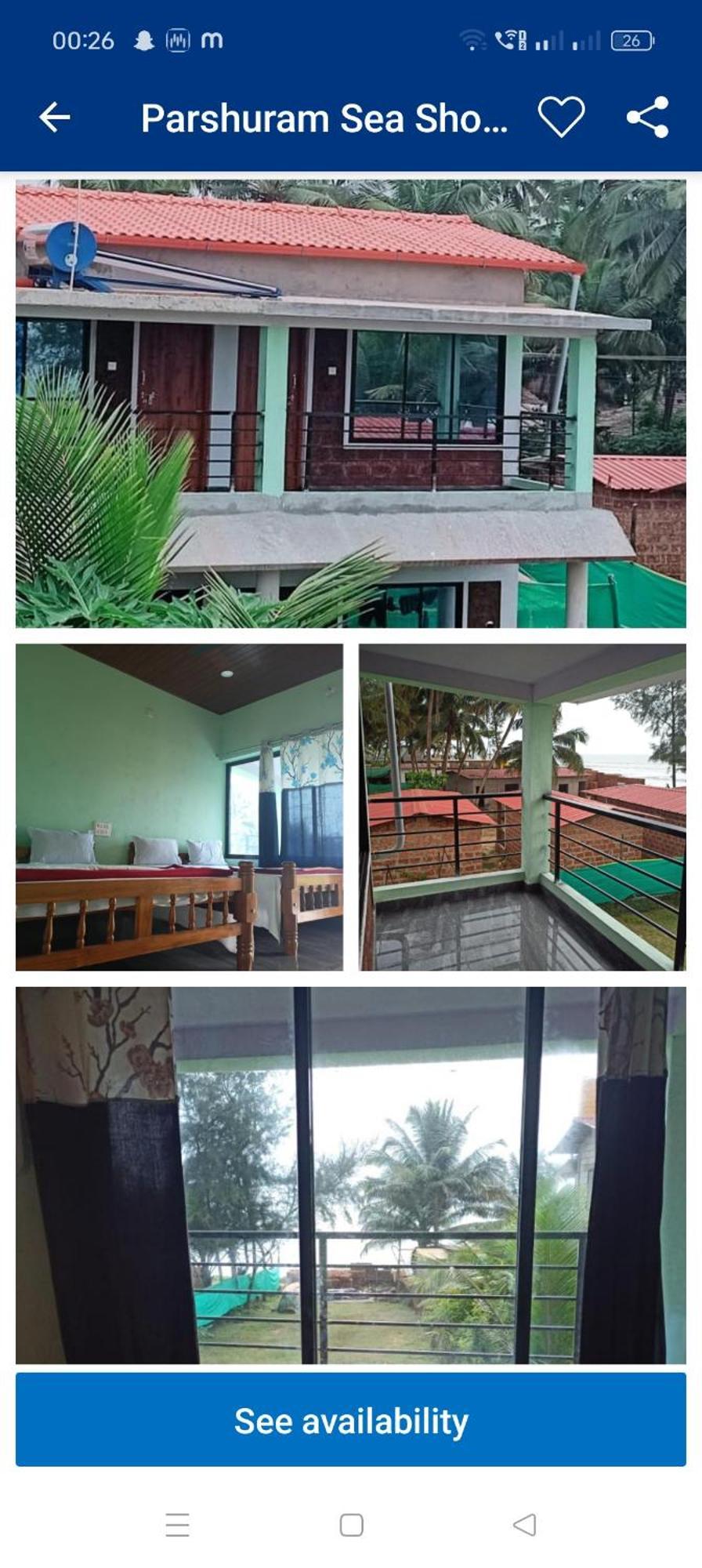 Homestay Parshuram Sea Shore Cafe And Rooms, Gokarna *